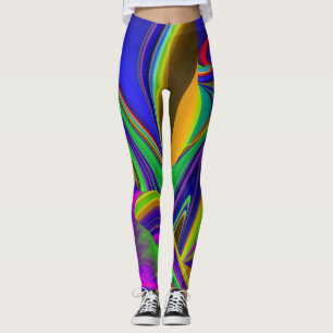 Legging Summerrainbow, Abstrato 3D Rainbowart