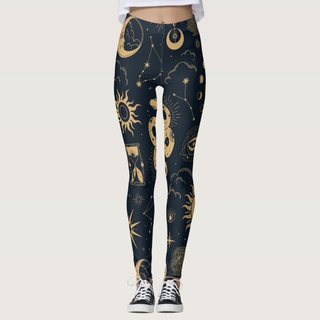 Legging Sun and Moon -Astronomy Witch (Frente)