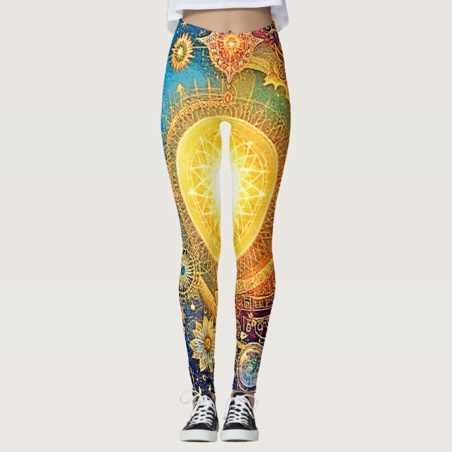 Legging Sun Mandala Cósmica (Frente)