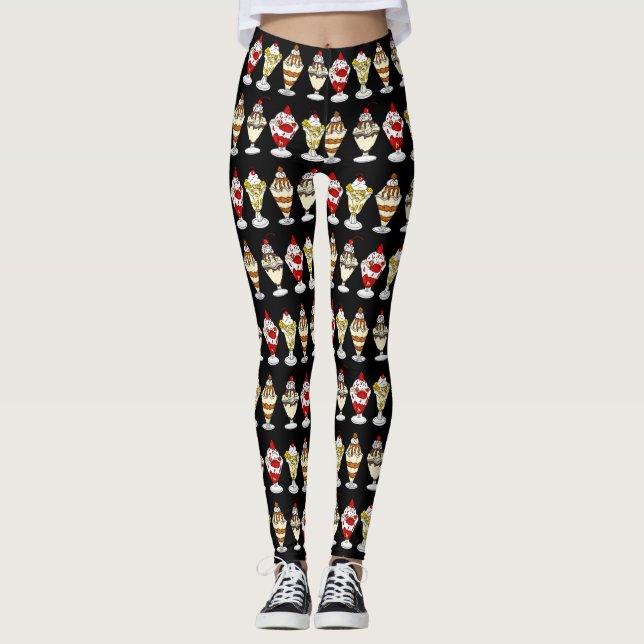Legging Sundaes do Sorvete Retroativo (Frente)