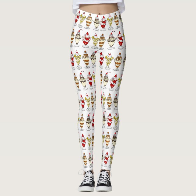 Legging Sundaes do Sorvete Retroativo (Frente)