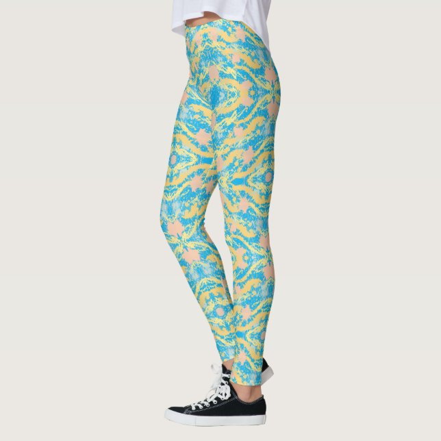 Legging Sunset Sky Paint Splatter (Esquerda)