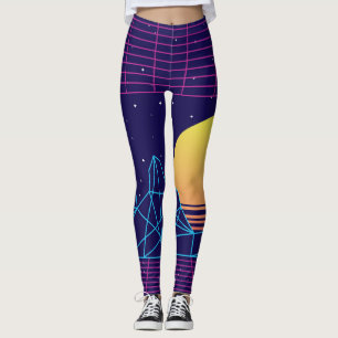 Legging Sunset Vaporwave