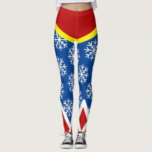Legging SUPER ELF! Flocos de neve