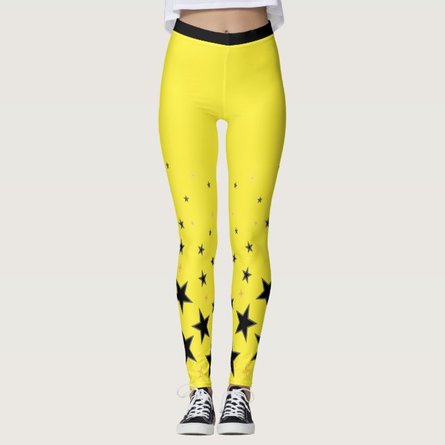 Legging super estrela dourada (Frente)
