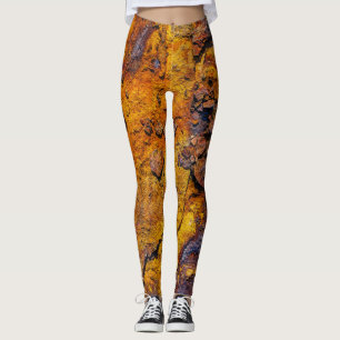 Legging Superfície metálica ruidosa