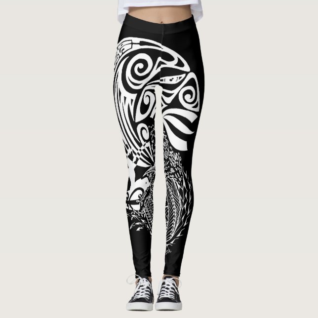 Legging Surf da meia-noite (Frente)