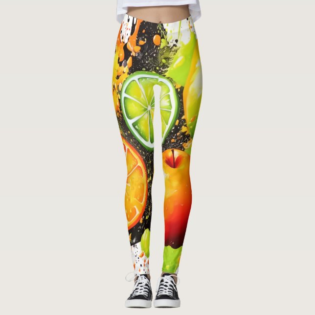 Legging Surto de Maçã e Citros (Frente)