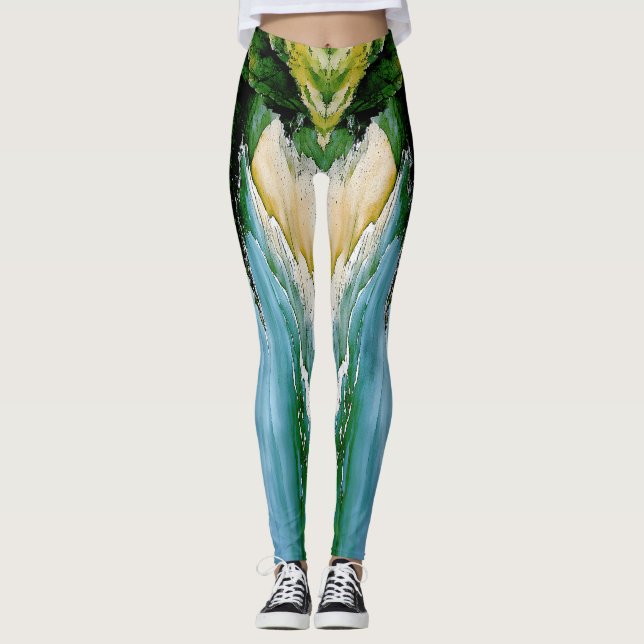 Legging Sussuros do Mar Céltico (Frente)