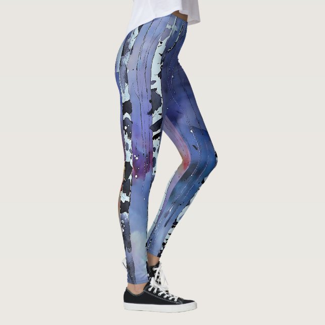 Legging Sussurros da floresta de inverno (Direita)