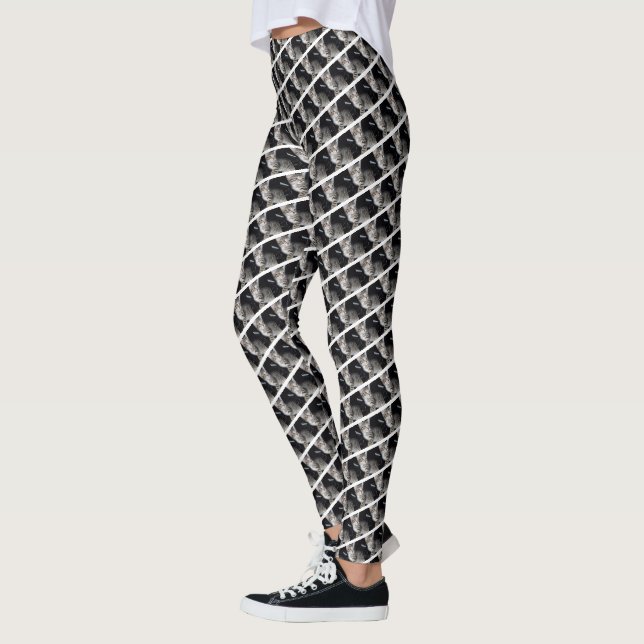 Legging "Sussurros de Problemas: o Misquioso Tabby Kitten (Esquerda)