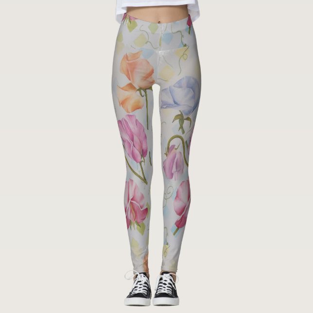LEGGING SWEETPEAS DELICADAS | LEGISLAÇÕES FLORÍVEIS (Frente)