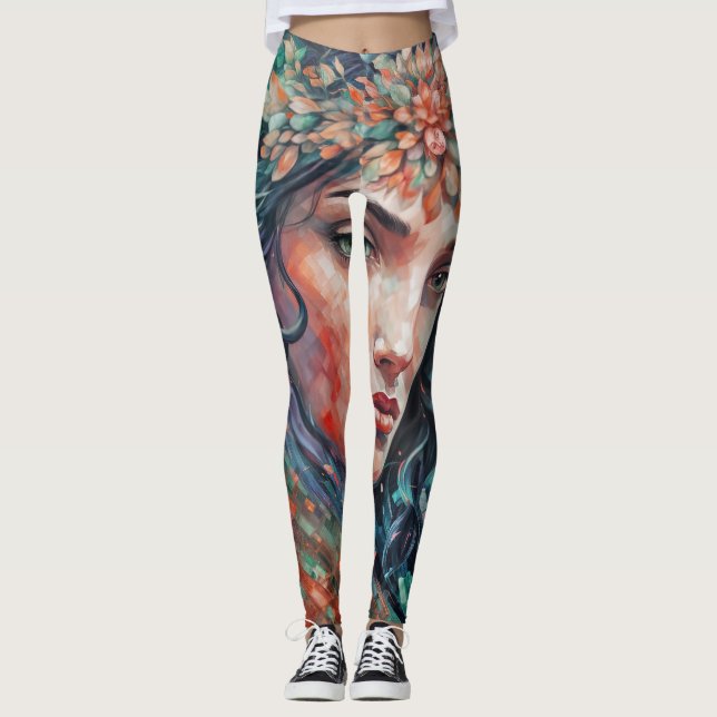 Legging "Sylvarra" - Sussurros no Tesserae (Frente)