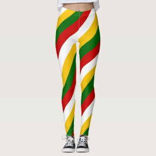 Legging Tadjiquistão - Cores de Sinalizador Nacionais com