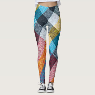 Legging Tailandês Lixeira: Textura De Tecido De Fechamento