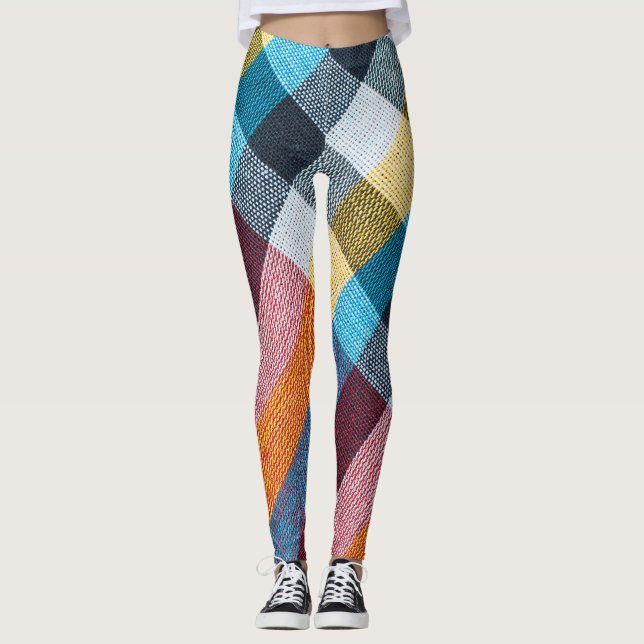 Legging Tailandês Lixeira: Textura De Tecido De Fechamento (Frente)