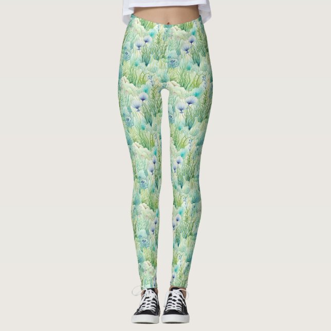 Legging Tal como as Marés, a Vida está Cheia de Altos e Ba (Frente)
