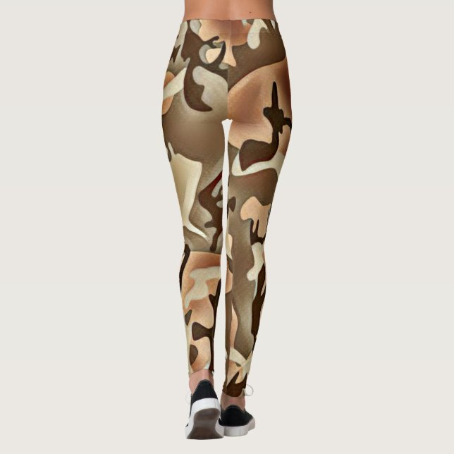 Legging Tan Camoflauge (Verso)