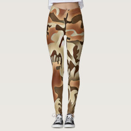 Legging Tan Camoflauge