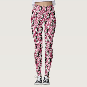 Legging Tango Dancers Burgundy e White Geometric