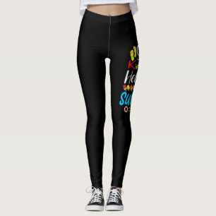 Legging Tão Longo Grau de Jardim de Infância Olá Verão