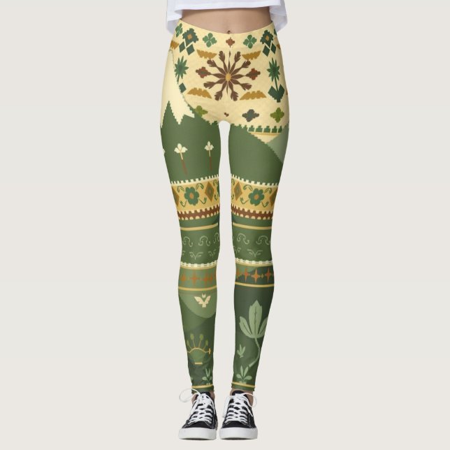 Legging Tapeçaria da Natureza (Frente)