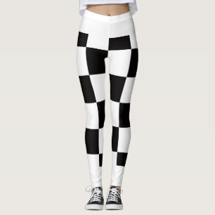 Legging Tapete Xadrez Clássico da Elegância Residencial