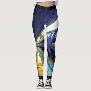 Legging Tarde do trem