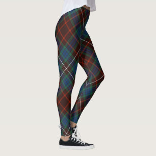 Legging Tartan antigo de Fraser do clã - girado
