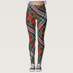 Legging Tartan bravo do coração