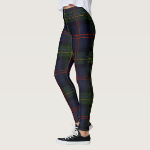 Legging Tartan de Feriado Clássico Russo da Xadrez Elegant