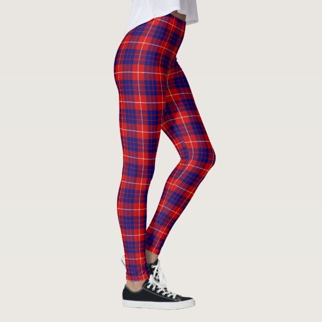 Legging Tartan de Hamilton do clã (Direita)
