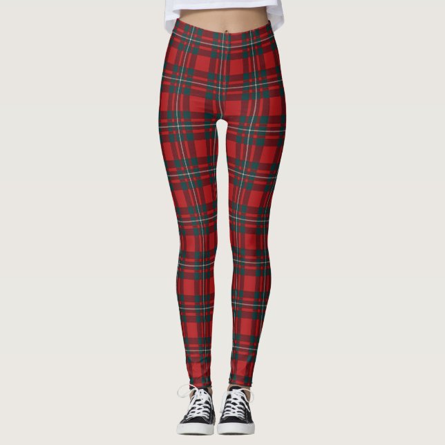 Legging Tartan de MacGregor! A xadrez original do Natal! (Frente)