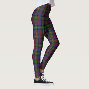 Legging Tartan escocês de Logan do clã