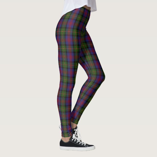 Legging Tartan escocês de Logan do clã (Direita)