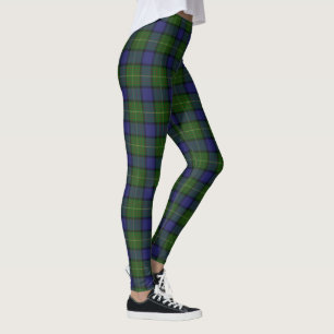 Legging Tartan escocês de Muir do clã