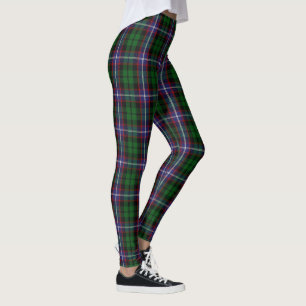 Legging Tartan escocês de Russell do clã