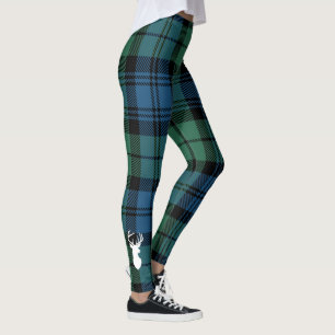 Legging Tartan Green Clan Campbell Xadrez