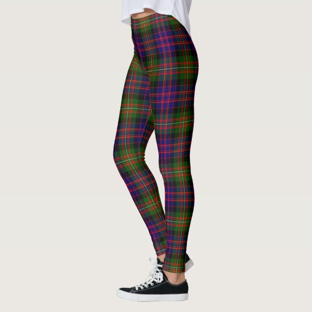 Legging Tartan Moderno do Clã MacDonell de Glengarry Scots (Esquerda)