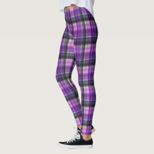 Legging Tartan Verificado Roxo,