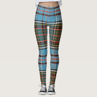 Tartan Xadrez Clan Anderson Brown Teal Patterno