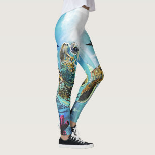 Legging Tartaruga marinha