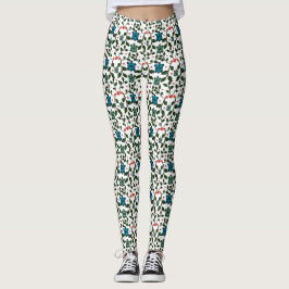 Legging Tartaruga Marinha Tropical Padrão Floral | Oceano
