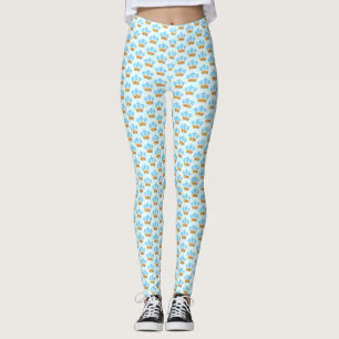 Legging Tartarugas do Mar Verde Tribais de Ilhas Azuis Cla
