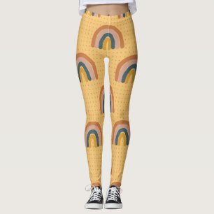 Legging Tatuagens de Flor Simples