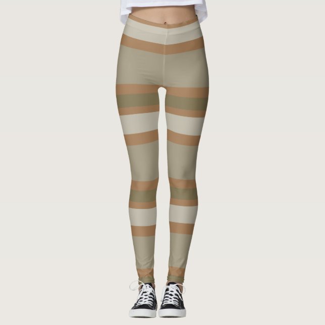 Legging Taupe Stripe (Frente)