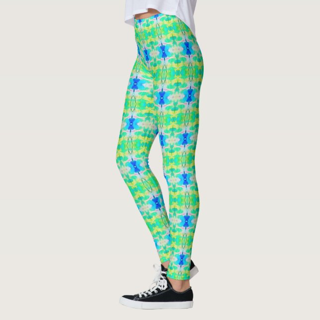 Legging Teal Blue Bright - Minhas Senhoras (Esquerda)