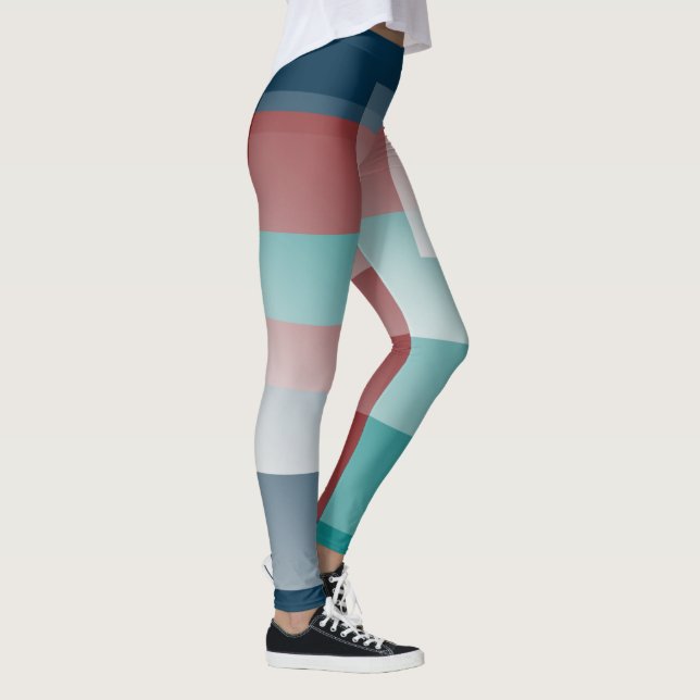Legging Teal burgundy azul (Direita)