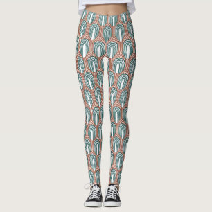 Legging Teal e Cobre