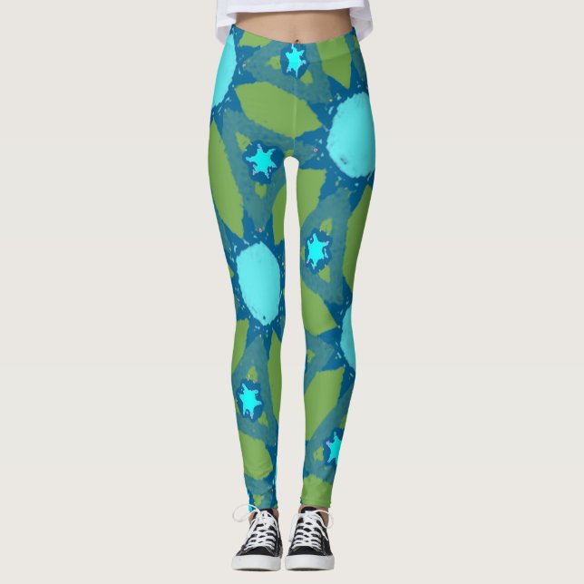 Legging Teal Sunshine (Frente)